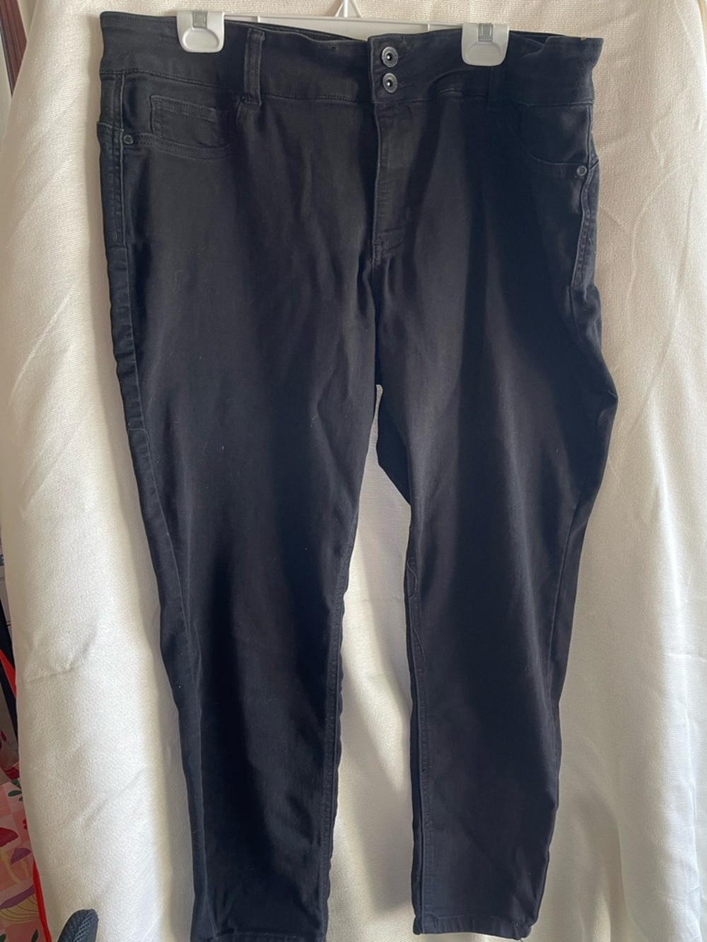 Black Stretch Slim Pants